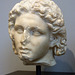 Marble Head of Alexander the Great in the Getty Villa, July 2008