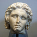 Marble Head of Alexander the Great in the Getty Villa, July 2008