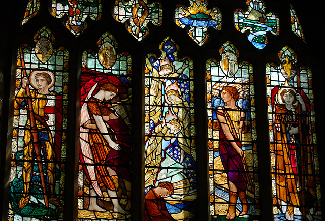 East Window, Christ Church, Lea, Derbyshire