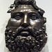 Silver Relief Mask of Jupiter as Serapis in the Getty Villa, July 2008