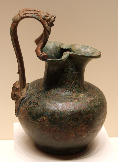 Pitcher with a Lion in the Getty Villa, July 2008