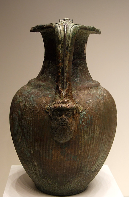 Pitcher with Bacchic Imagery in the Getty Villa, July 2008