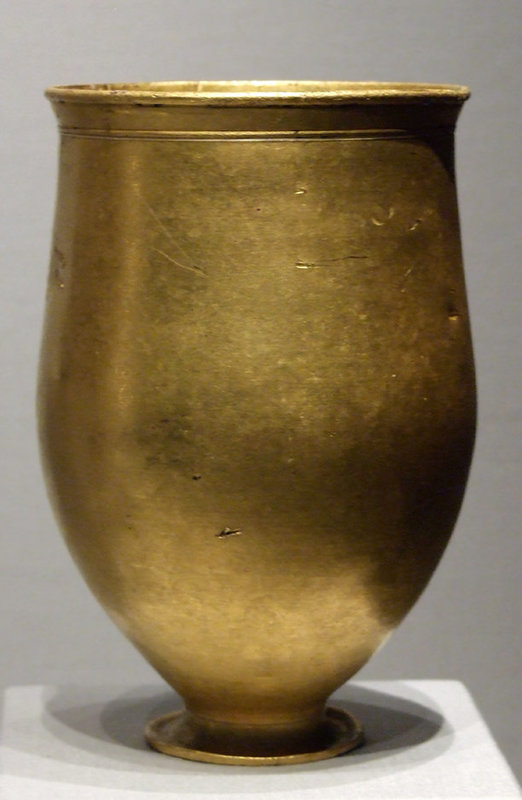 Roman Gold Beaker in the Getty Villa, July 2008