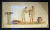Roman Wall Painting Fragment with a Scene of Meal Preparation in the Getty Villa, July 2008