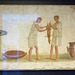 Roman Wall Painting Fragment with a Scene of Meal Preparation in the Getty Villa, July 2008