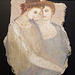 Roman Wall Painting Fragment with Two Women in the Getty Villa, July 2008