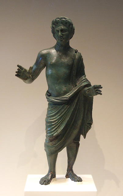 Statuette Inscribed with a Dedication to the Etruscan God Lur in the Getty Villa, July 2008