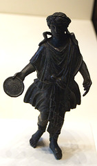 Statuette of a Lar with a Patera in the Getty Villa, July 2008