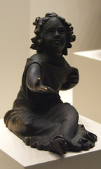 Coin Bank Shaped as a Beggar Girl in the Getty Villa, July 2008
