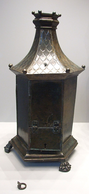 Bronze Offering Box and Key in the Getty Villa, July 2008