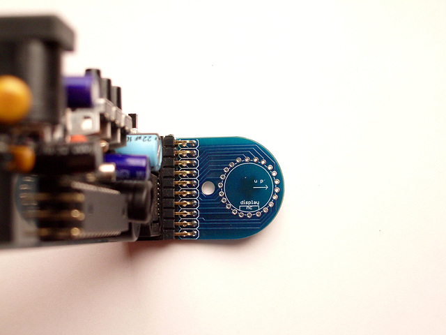 Ice Tube clock - VFD PCB attached