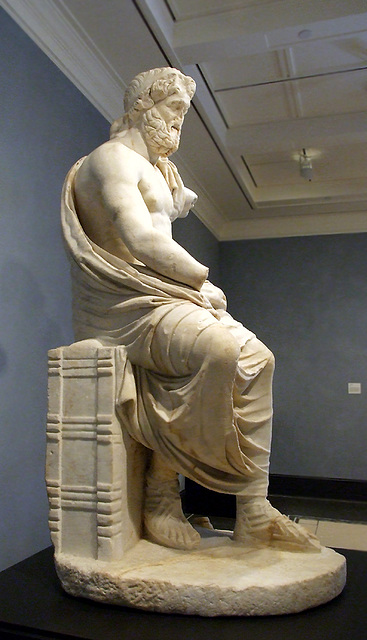 The Marbury Hall Zeus in the Getty Villa, July 2008