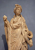 Detail of Venus-Hygieia in the Getty Villa, July 2008