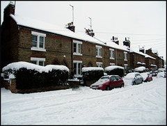 snow in Walton Crescent