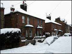 snow at Walton Crescent