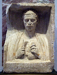 Grave Monument of Publius Curtilius Agatus in the Getty Villa, July 2008