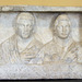 Grave Monument of Popillius and Calpurnia in the Getty Villa, July 2008