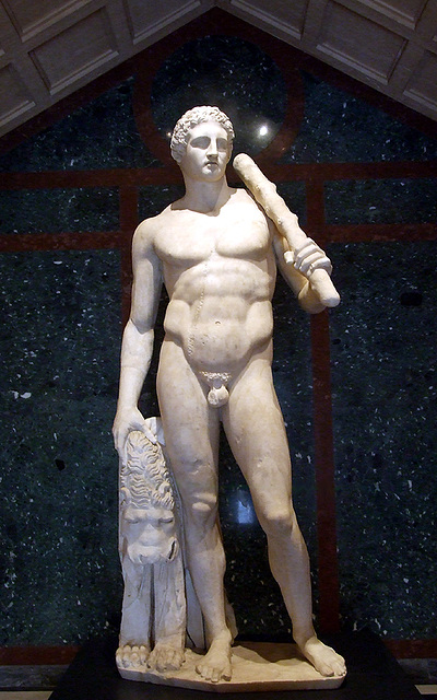 The Landsdowne Herakles in the Getty Villa, July 2008