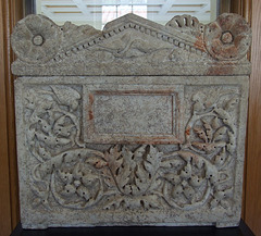 Roman Cremation Chest in the Getty Villa, July 2008