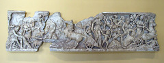 Sarcophagus Panel with Selene and Endymion in the Getty Villa, July 2008