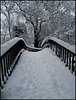 snow on Isis Bridge