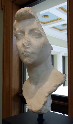 Bust of Livia Drusilla in the Getty Villa, July 2008