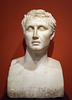 Bust of Menander in the Getty Villa, July 2008