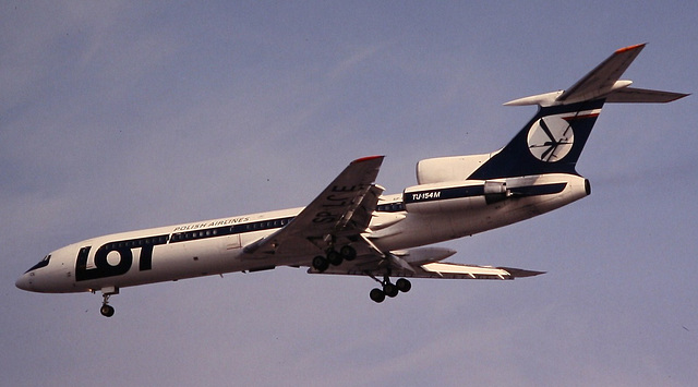 LOT Polish Airlines Tupolev Tu-154
