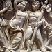 Detail of a Sarcophagus with Scenes of Bacchus in the Getty Villa, July 2008