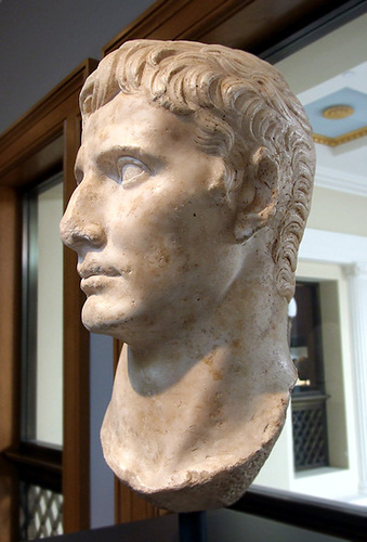 Head of the Emperor Augustus in the Getty Villa, July 2008