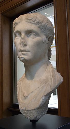 Bust of Woman Possibly Octavia Minor in the Getty Villa, July 2008