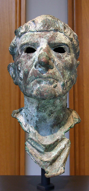 Bronze Bust of a Trajanic Man in the Getty Villa, July 2008