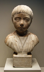 Bust of Boy Named Martial in the Getty Villa, July 2008