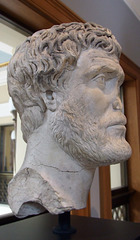 Head of a Bearded Antonine Man in the Getty Villa, July 2008