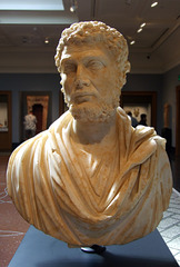 Bust of a Bearded Man in the Getty Villa, July 2008