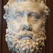 Marble Head of a Bearded Man in the Getty Villa, July 2008