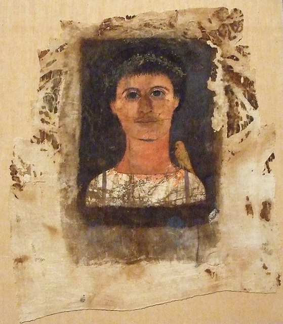 Mummy Portrait of a Young Man in the Getty Villa, July 2008