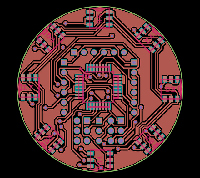 RGB LED Ring - A BatchPCB test