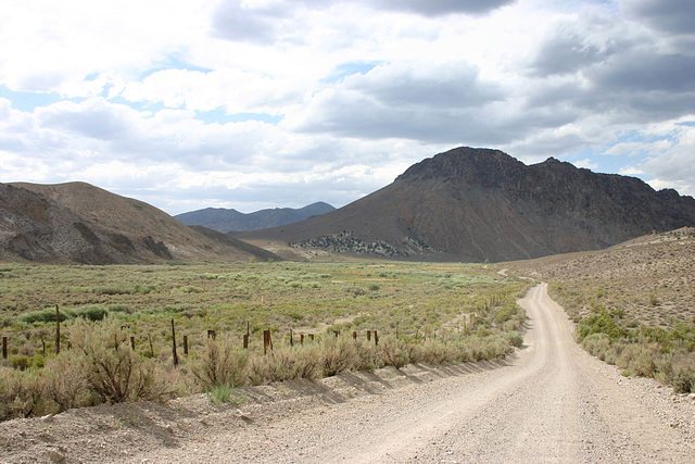 Road into Peavine Canyon