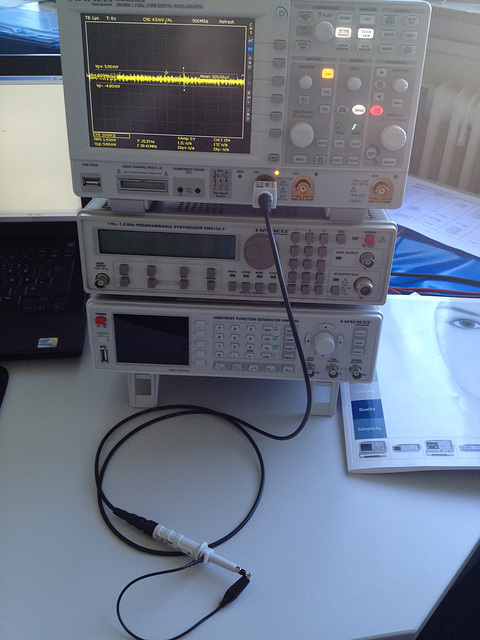 Hameg HMO2022 test measurement