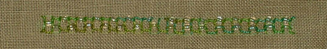 #131 - Beaded Lock Stitch