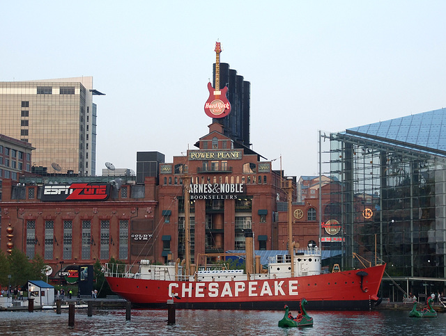 The Chesapeake in the Inner Harbor in Baltimore, September 2009