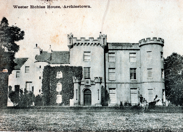 Wester Elchies House, Moray (Demolished c1968)