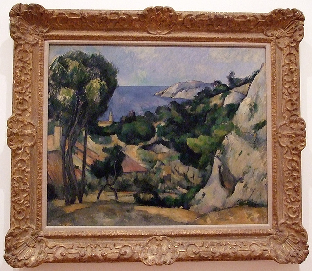 L'Estaque by Cezanne in the Museum of Modern Art, August 2007
