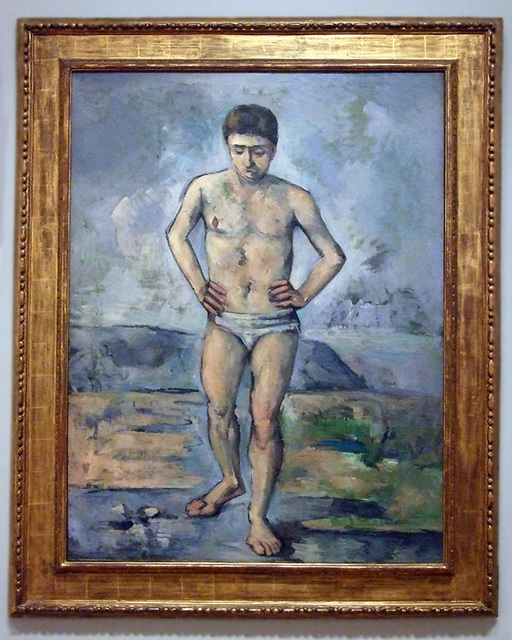 The Bather by Cezanne in the Museum of Modern Art, December 2007