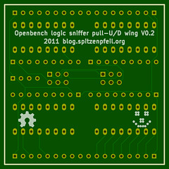 Openbench logic sniffer - pull-up/down wing - Rev 0.2