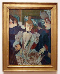 La Goulue at the Moulin Rouge by Toulouse-Lautrec in the Museum of Modern Art, July 2007