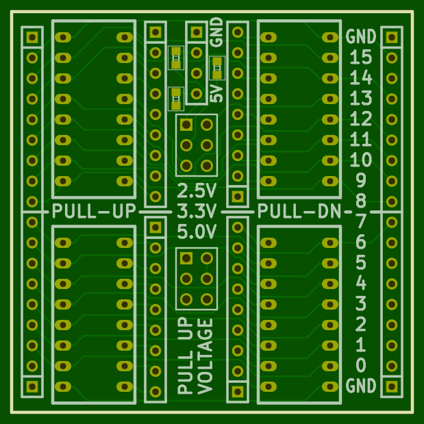 Openbench logic sniffer - pull-up/down wing - Rev 0.2