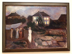 The Storm by Edvard Munch in the Museum of Modern Art, August 2007