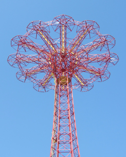 Detail of the Parachute Jump in Coney Island, June 2010